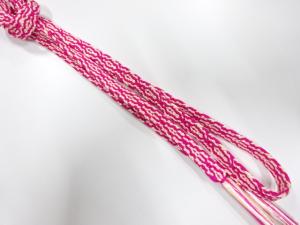 未使用品　正絹　手組帯締め